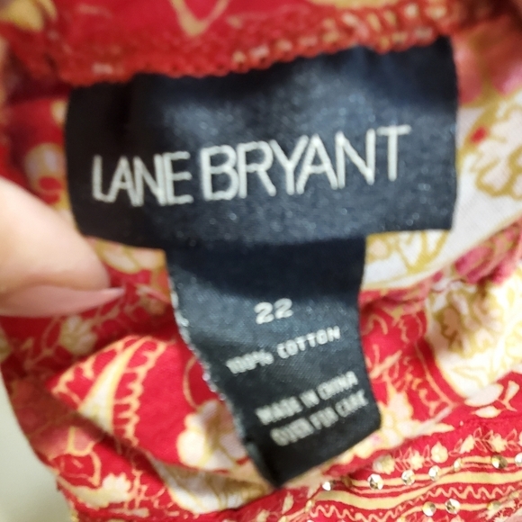 Lane bryant halter neck floral print plus size top size 22 - Picture 5 of 10